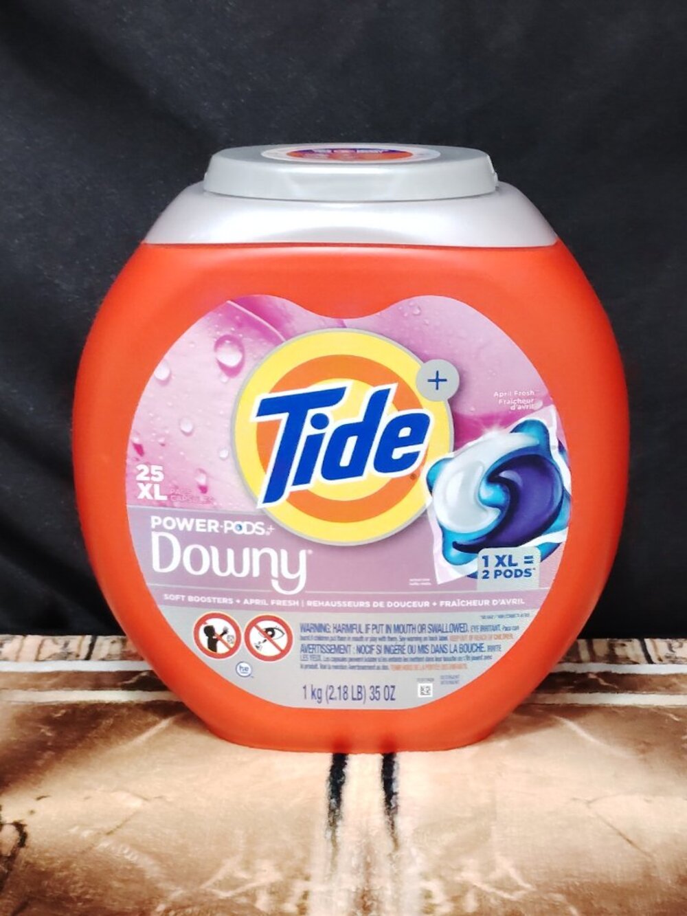 Tide + Downy April Fresh Deep Cleaning Concentrated Laundry Detergent Pods 25XL